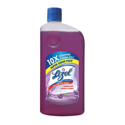 Lizol Disinfectant Surface & Floor Cleaner Liquid, Lavender (750 ml) 