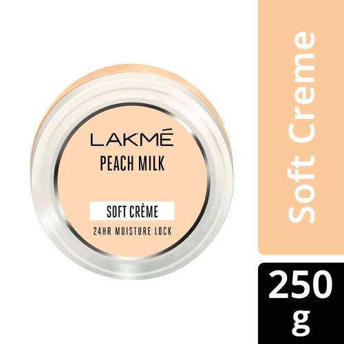 Lakme Peach Milk Soft Crème (Cream), Light Weight With 24Hr Moisture Lock, 250 g