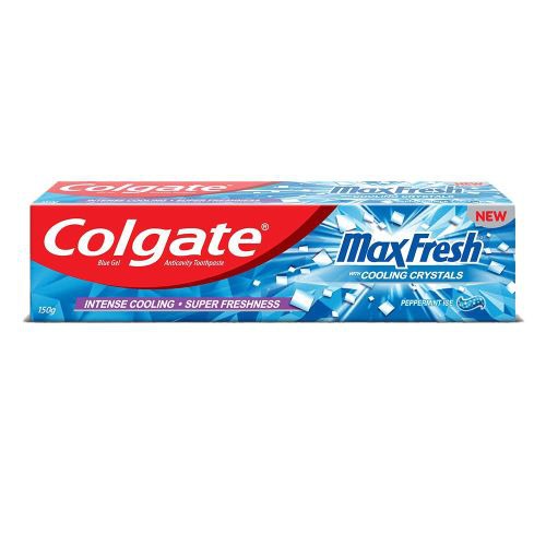 Colgate MaxFresh Toothpaste, Blue Gel Paste with Menthol for Super Fresh Breath, (Peppermint Ice)  (80 grms)