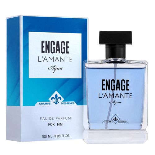 Engage Lamante Aqua Eau De Parfum for Men, Aqua, Long Lasting and Premium, Skin Friendly, 100ml