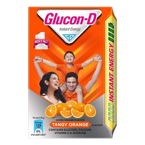 Glucon-D Instant Energy Health Drink Tangy Orange