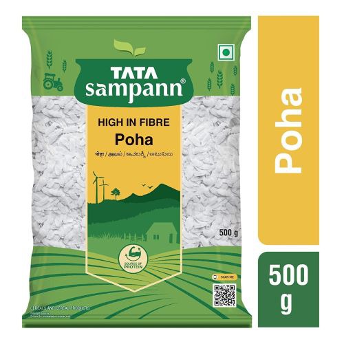 TATA Sampann Poha 500g , High in Fibre