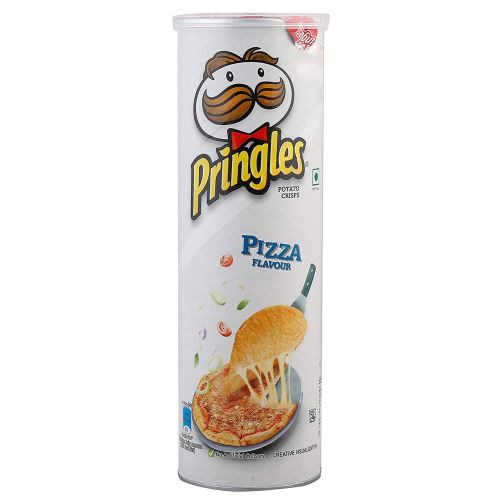 Pringles Potato Crisps - Pizza Flavour, 107g