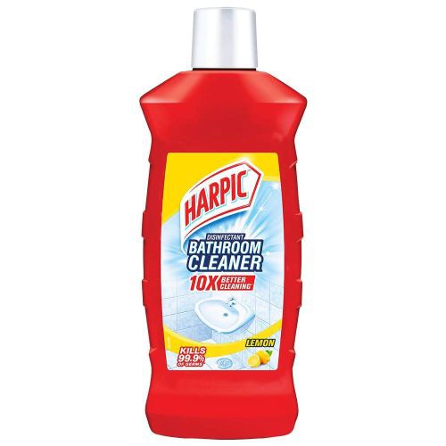 Harpic Disinfectant Bathroom Cleaner Liquid, Lemon 