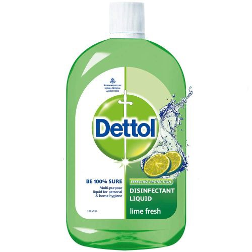 Dettol Liquid Disinfectant Cleaner for Home, Lime Fresh (1 ltr)
