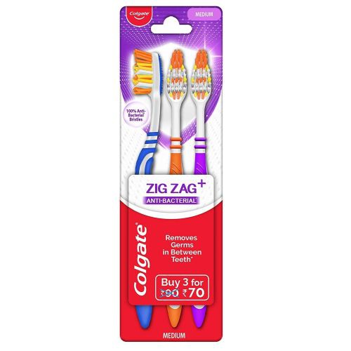 Colgate Zig Zag Tooth Brush (Soft) - Buy 2 Get 1 Free