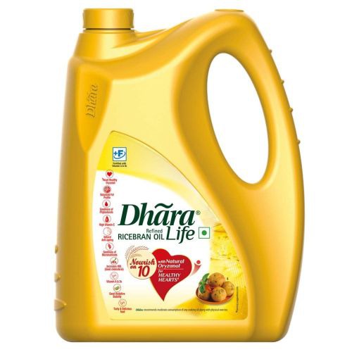 Dhara Life Refined Rice Bran Oil (Jar)