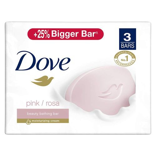 Dove Pink Rosa Bathing Soap (Box) - Pack of 3