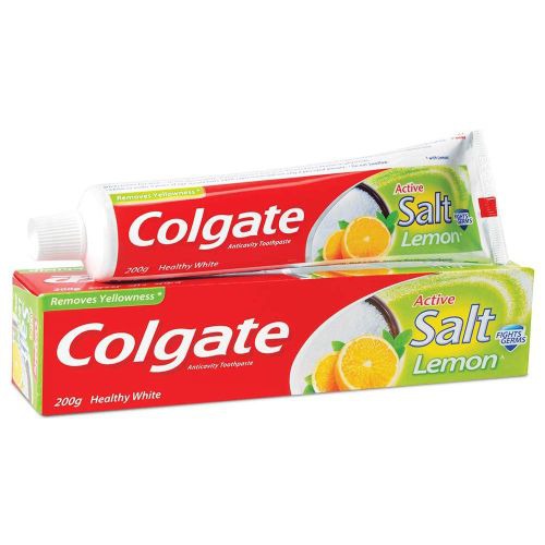 Colgate Active Salt Lemon Toothpaste (200 grms)