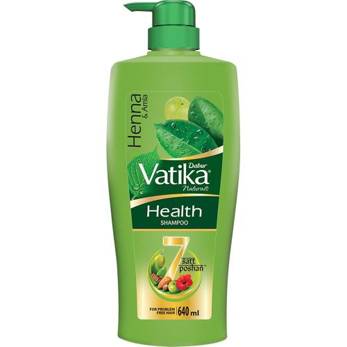 Dabur Vatika Health Shampoo, with Henna & Amla for Problem Free Hair (1 ltr)