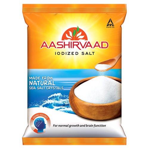 Aashirvaad Iodized Salt 1 kg